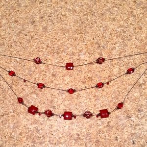 Pretty red necklace